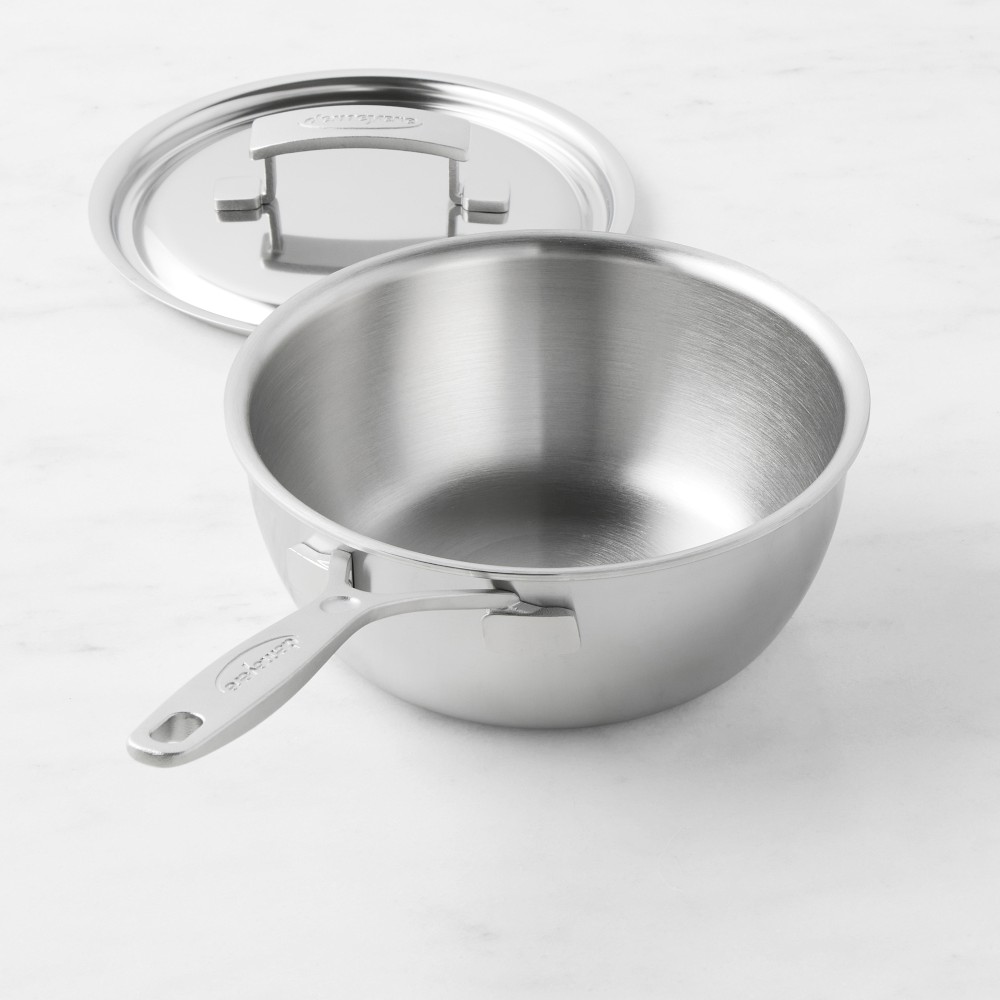 Demeyere Industry Stainless-Steel Saucier, 2-Qt.