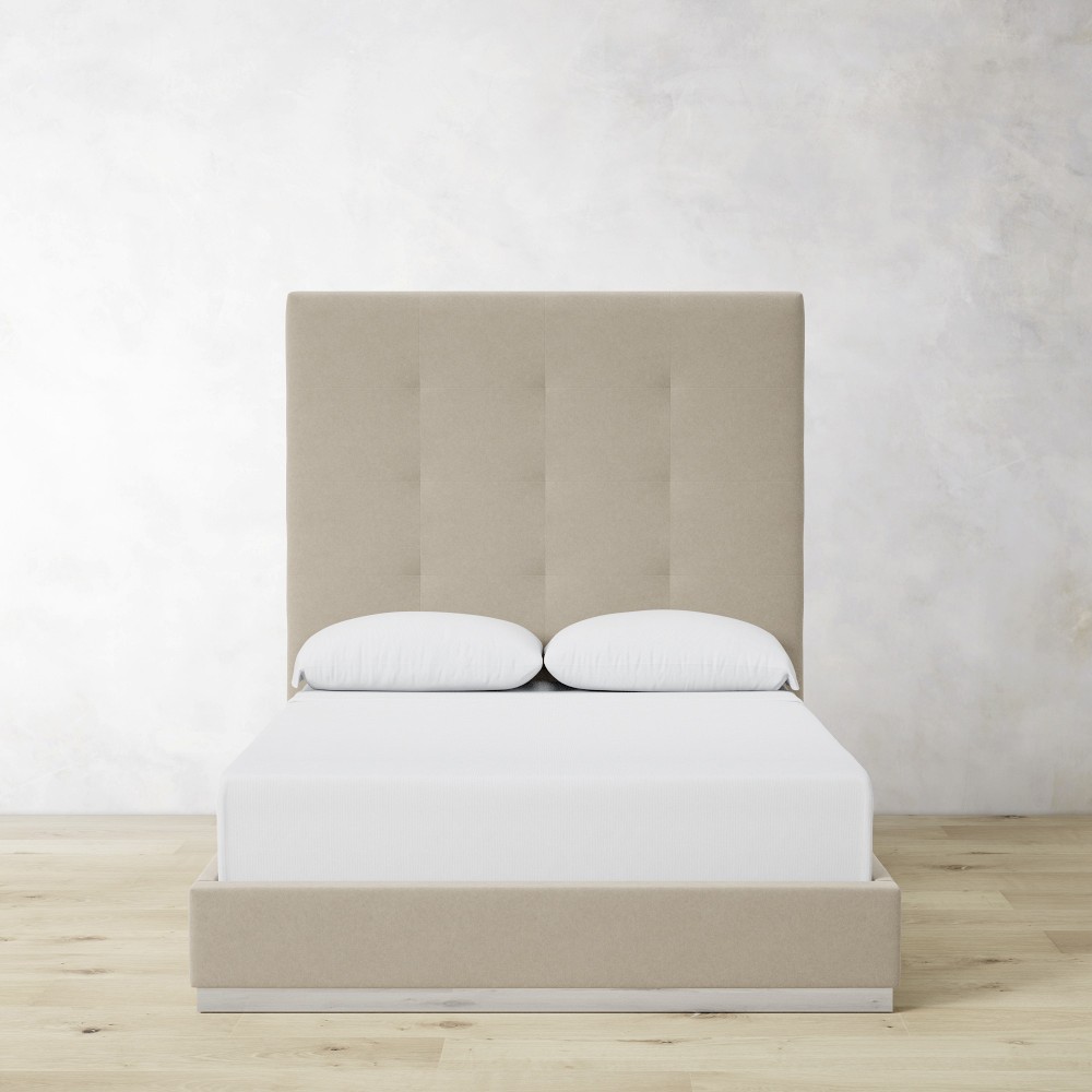 Brooklyn Box-Tufted Upholstered Storage Bed & Headboard