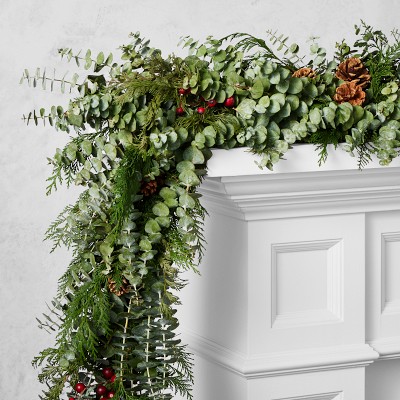 Fragrant Berry Live Garland, 6'