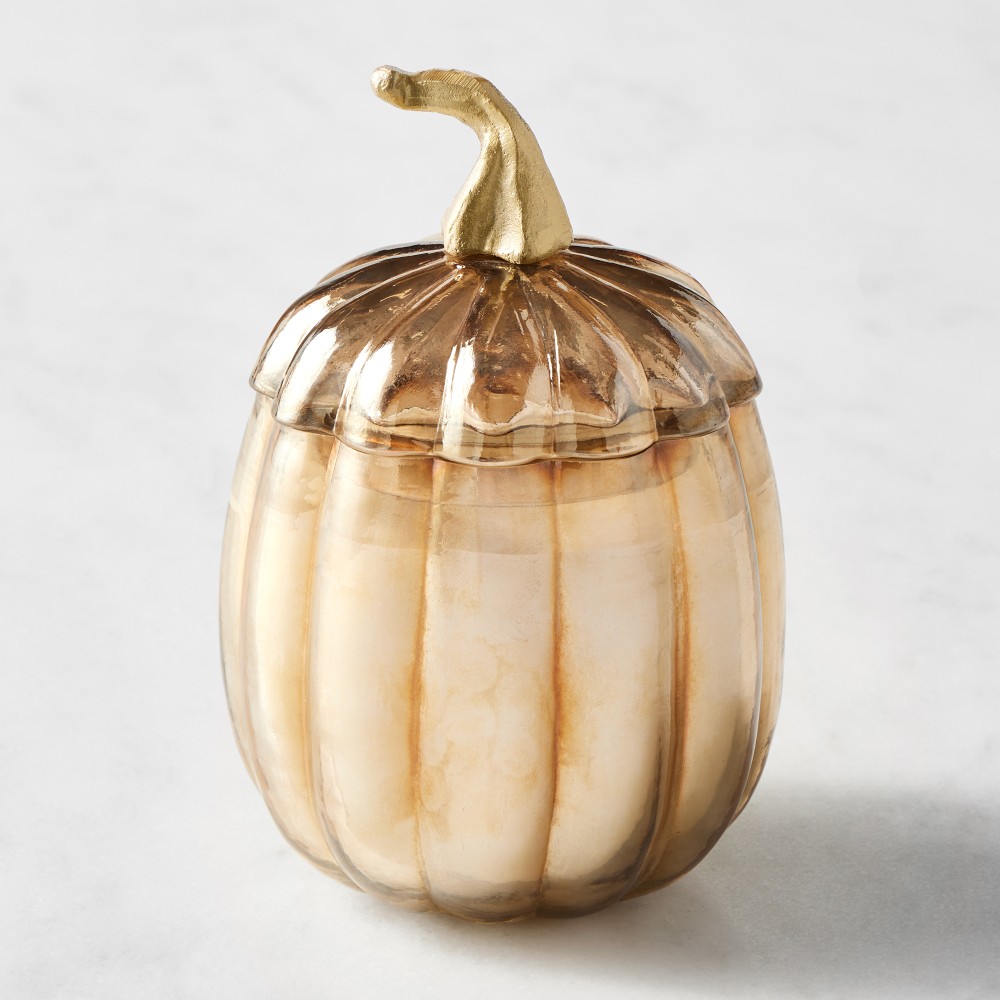 Williams Sonoma Pumpkin Spice Figural Candle, Small