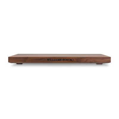 Williams Sonoma Rectangular Cutting & Carving Board with Feet, Walnut