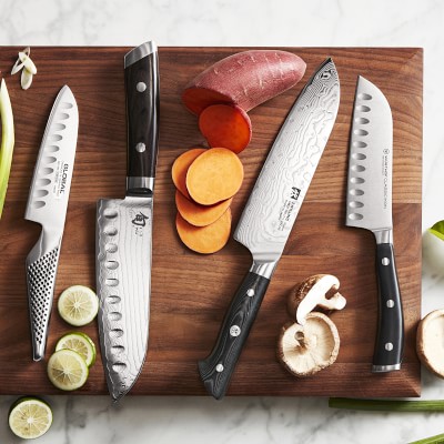 Global Classic Hollow-Ground Santoku Knife, 5