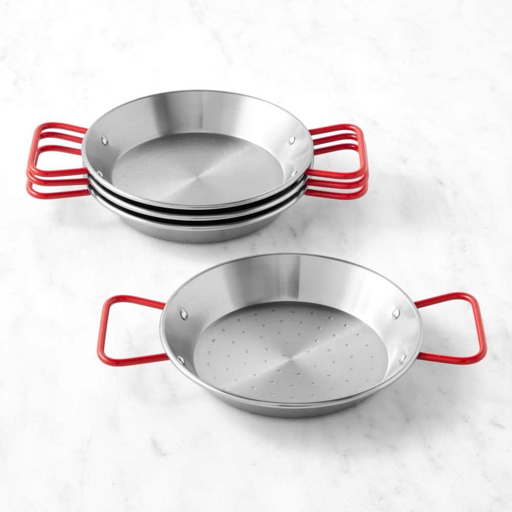 Williams Sonoma Paella Pan Set of Four, 8