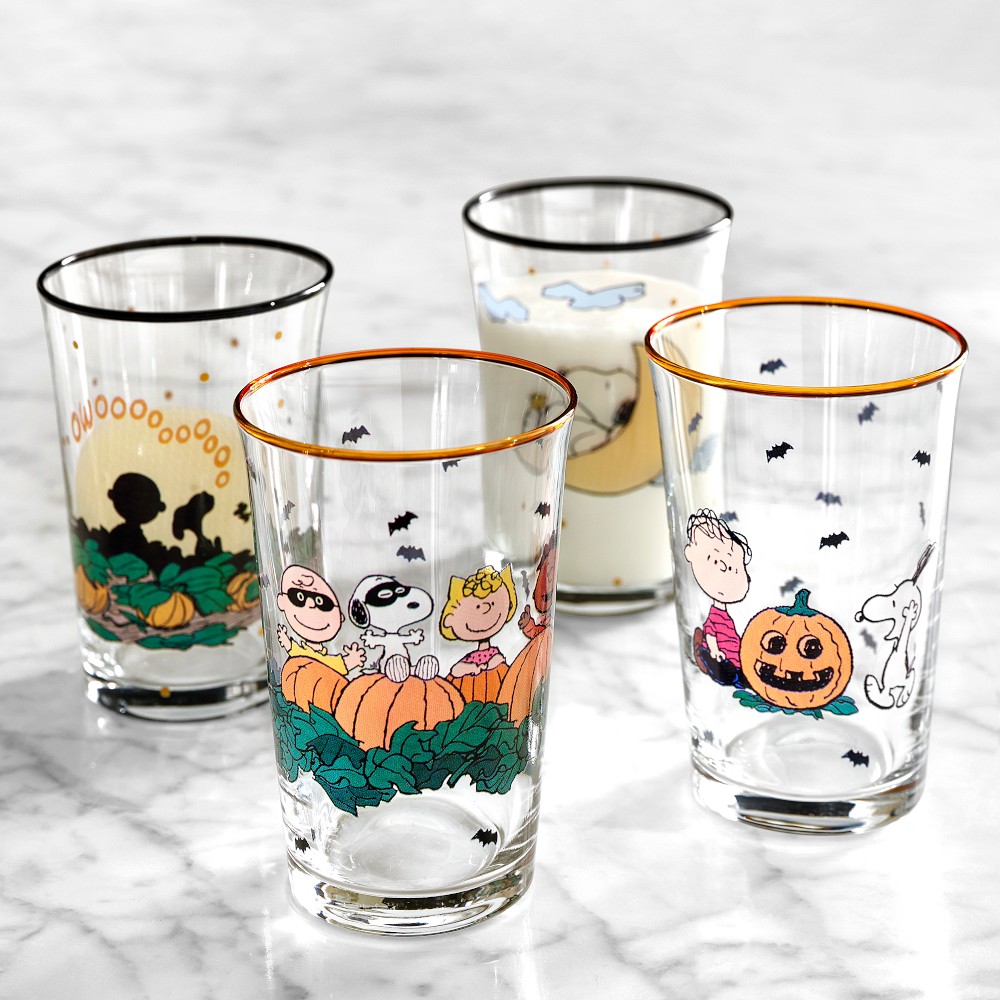 PEANUTS™ x Williams Sonoma The Great Pumpkin Tumblers, 9-oz, Set of 4