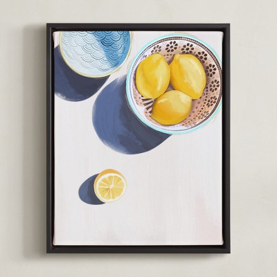 Flatlay Lemon Study Limited Edition Kitchen Art No.3 by Minted