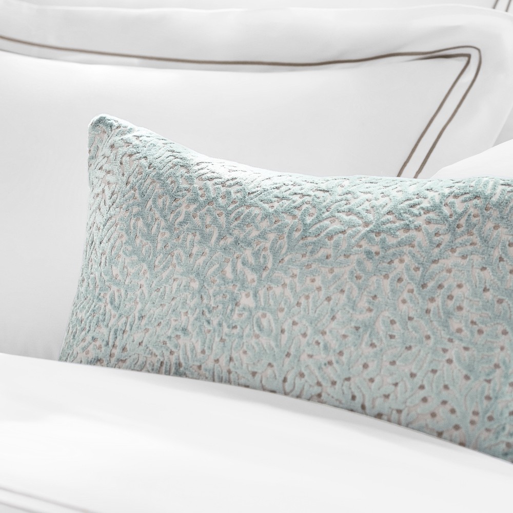Scalamandré Corallina Velvet Pillow Cover