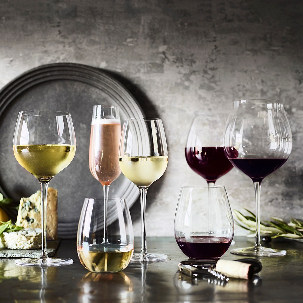 Williams Sonoma Reserve Stemless Red Wine Glasses