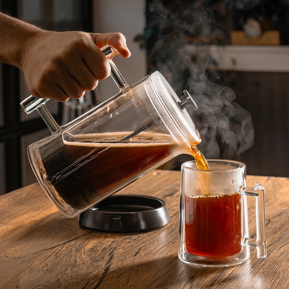 Pure Over French Press
