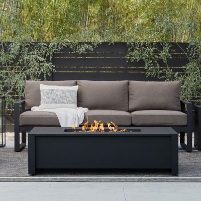 Freeport Metal Rectangular Fire Table (52