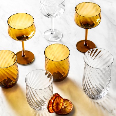 Wave Short Tumbler Glass 11-oz
