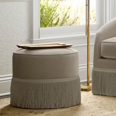Camile Stool with Samuel & Sons Fringe (21