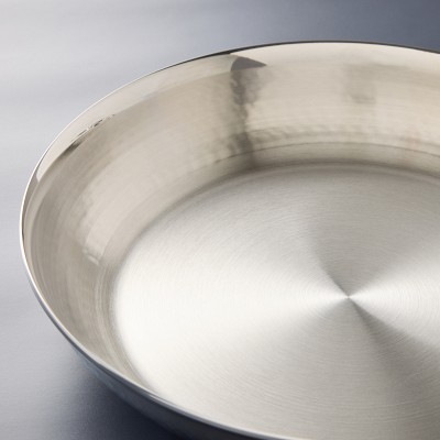 Ruffoni Opus Prima Hammered Stainless-Steel Fry Pan