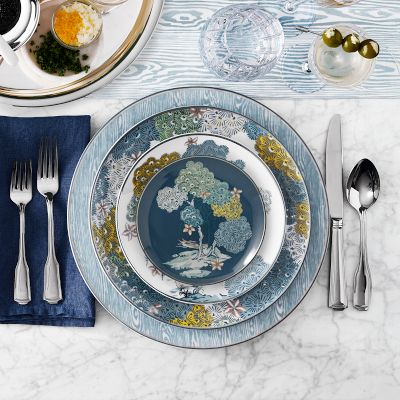 Scalamandré x Williams Sonoma Sea of Trees Appetizer Plates, Set of 4