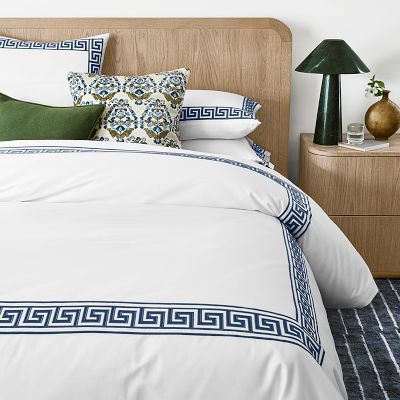 Chambers® Greek Key Duvet Cover And Shams