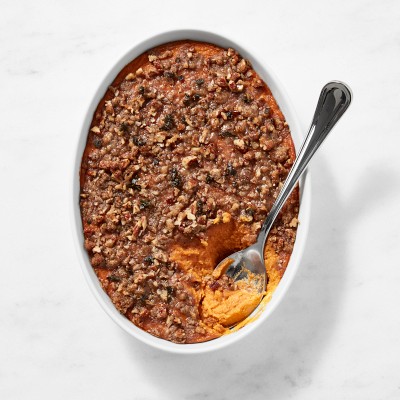 Williams Sonoma Test Kitchen Brown Butter Sweet Potatoes with Pecan Sage Streusel, Set of 2