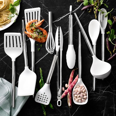 Williams Sonoma Stainless-Steel Silicone Slotted Turner