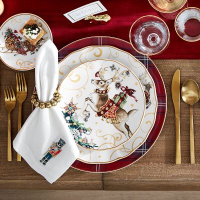 'Twas The Night Before Christmas Salad Plates