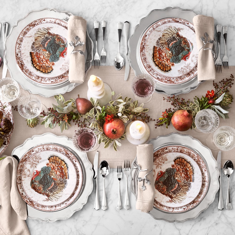 Plymouth Turkey 16-Piece Dinnerware Set