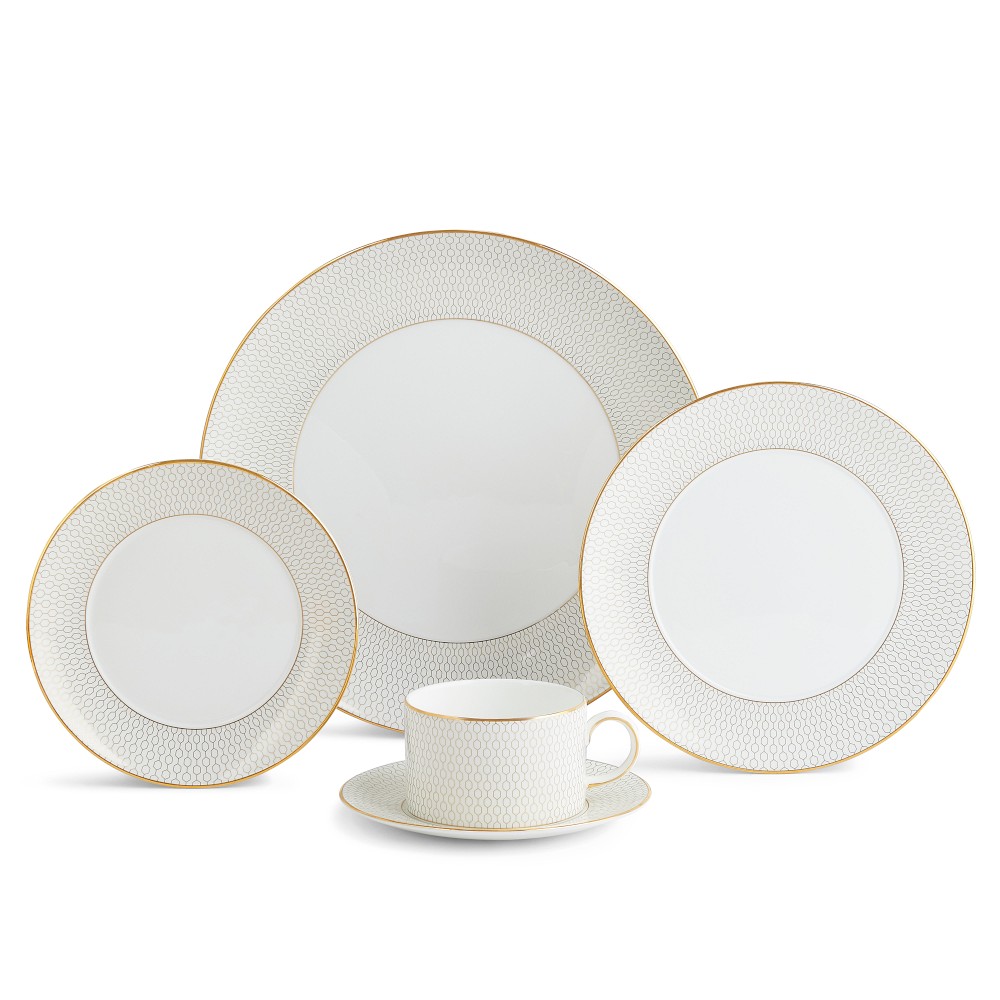 Wedgwood Gio Gold 5-Piece Dinnerware Set
