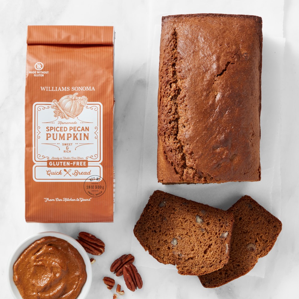 Williams Sonoma Gluten-Free Quick Bread Mix, Spiced Pecan Pumpkin