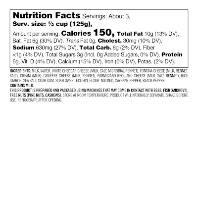 Williams Sonoma Thanksgiving Four Cheese Mac & Cheese Sauce