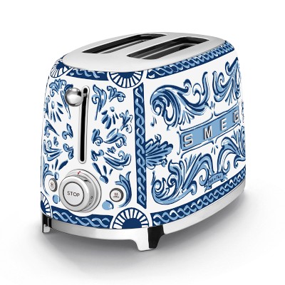 SMEG Dolce & Gabbana 2-Slice Toaster, Blu Mediterraneo
