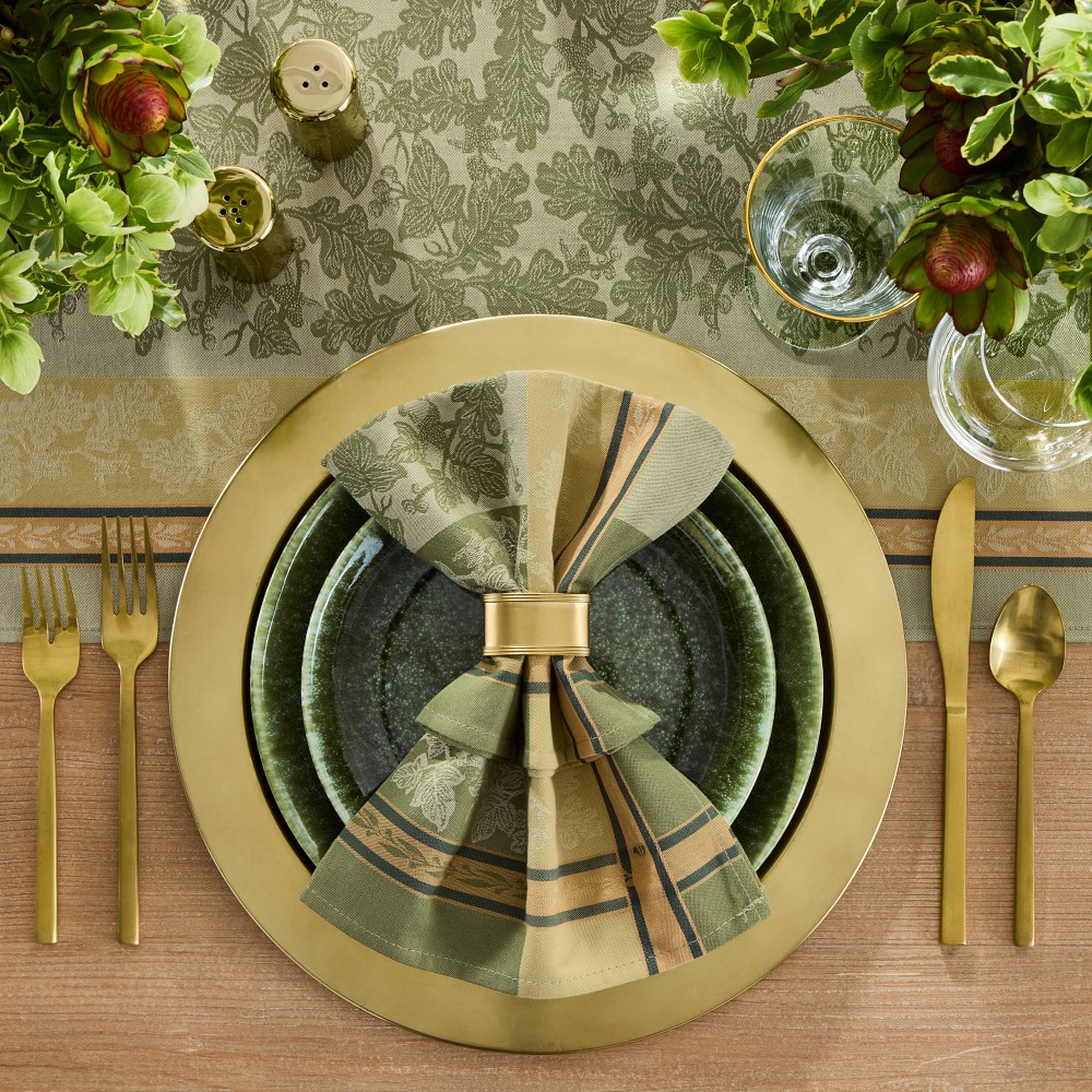 Foliage Jacquard Napkins, Set of 4