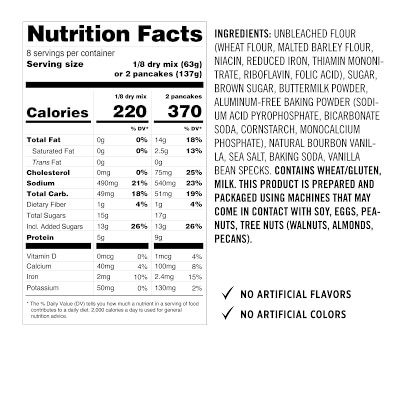 Nielsen-Massey x Williams Sonoma Vanilla Bean Pancake & Waffle Mix