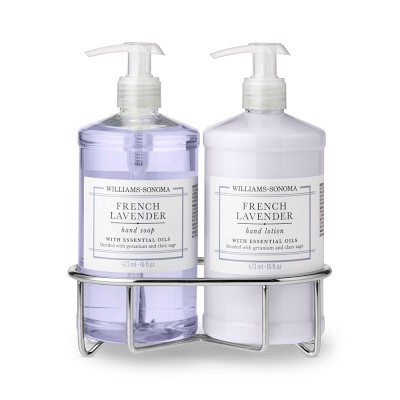 Williams Sonoma French Lavender Hand Soap & Lotion 3-Piece Set