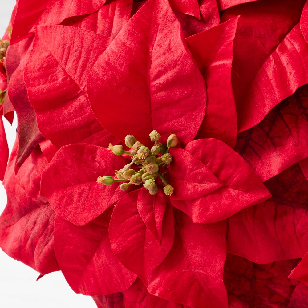 Jeff Leatham x Williams Sonoma Faux Holiday Red Poinsettia