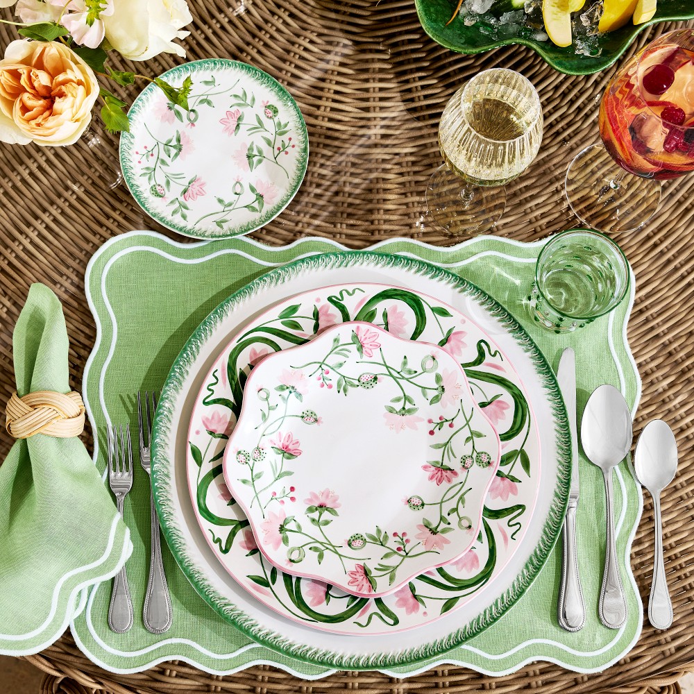 AERIN x Williams Sonoma Feathered Edge Appetizer Plates