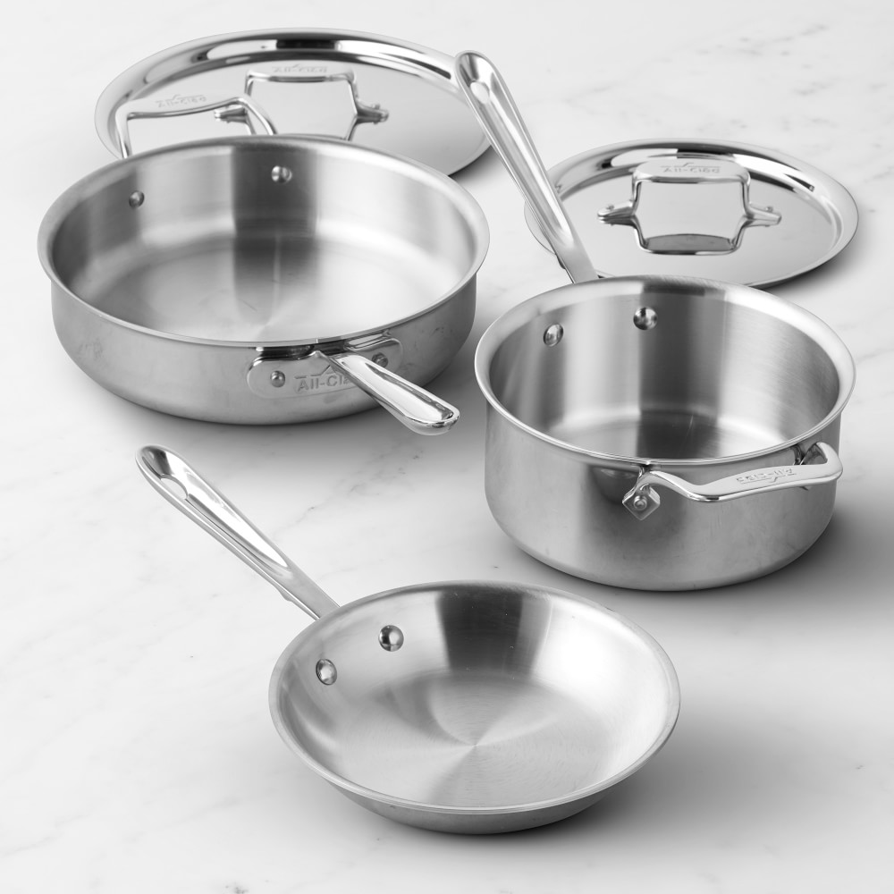 All-Clad D5® Stainless-Steel 5-Piece Cookware Set