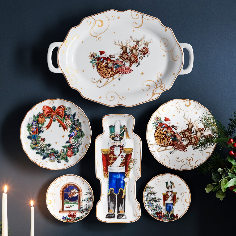 'Twas the Night Before Christmas Handled Platter