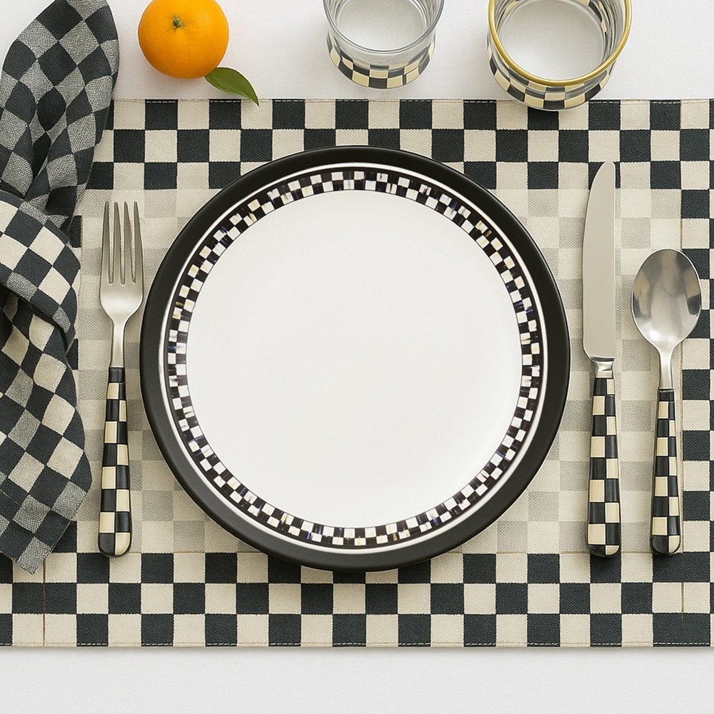 MacKenzie-Childs Everyday Stoneware Salad Plates, Set of 4
