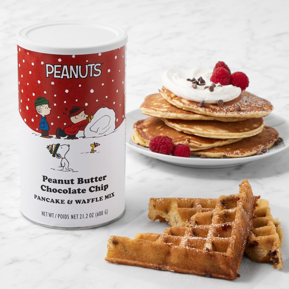 PEANUTS™ x Williams Sonoma Peanut Butter Chocolate Chip Pancake & Waffle Mix