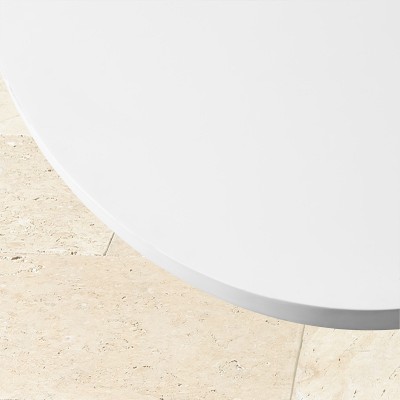Pasadena Outdoor Fiberstone and Rope Oval Dining Table (72
