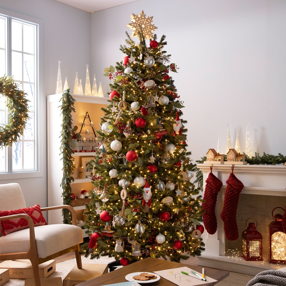 Balsam Hill Most Realistic Fraser Fir Narrow Faux Tree, 6.5'-12'