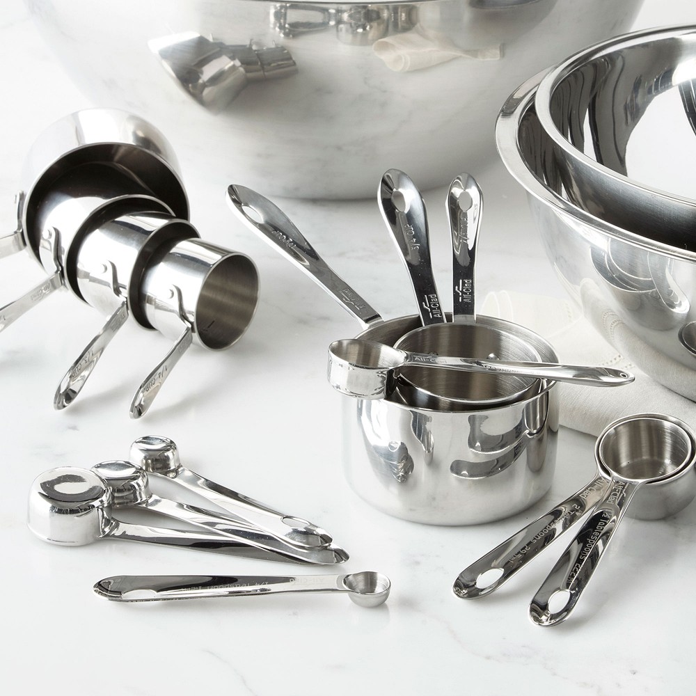 All-Clad Stainless-Steel Measuring Cups & Spoons Ultimate Set