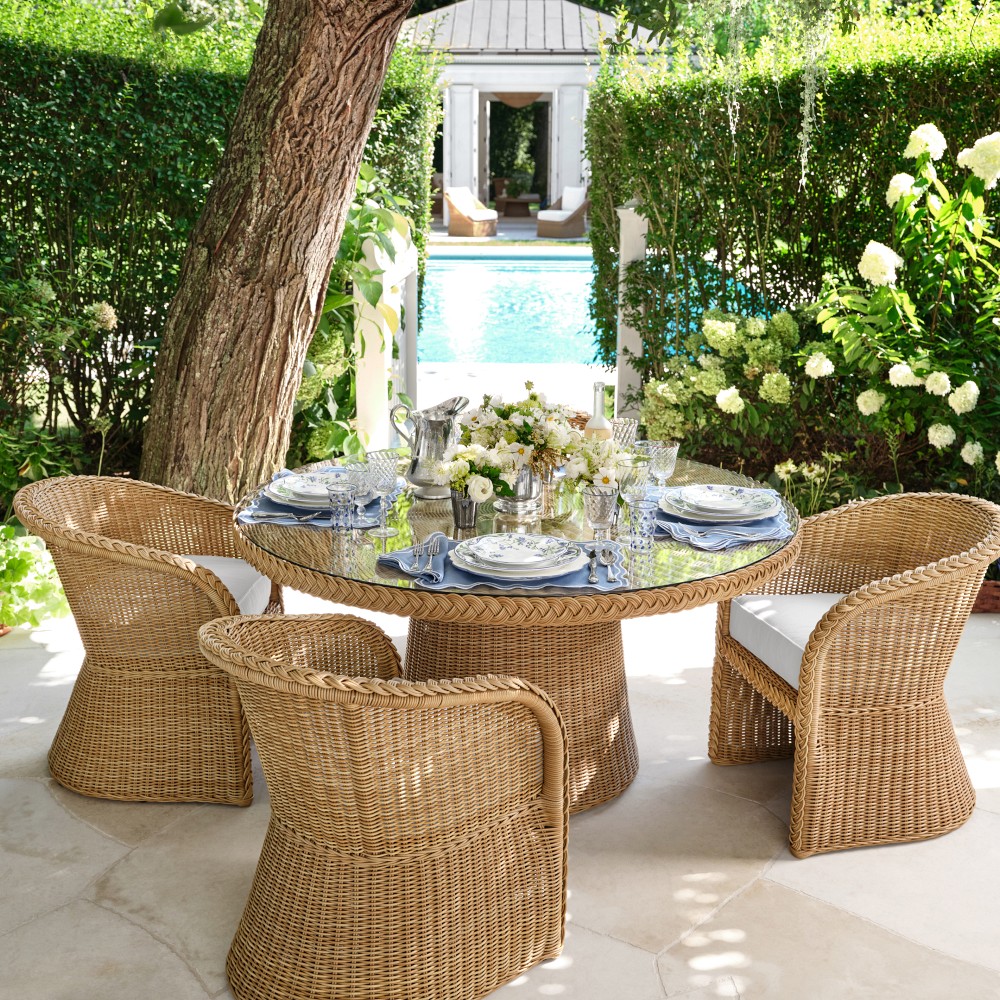 AERIN x Williams Sonoma Home East Hampton Dining Table (60