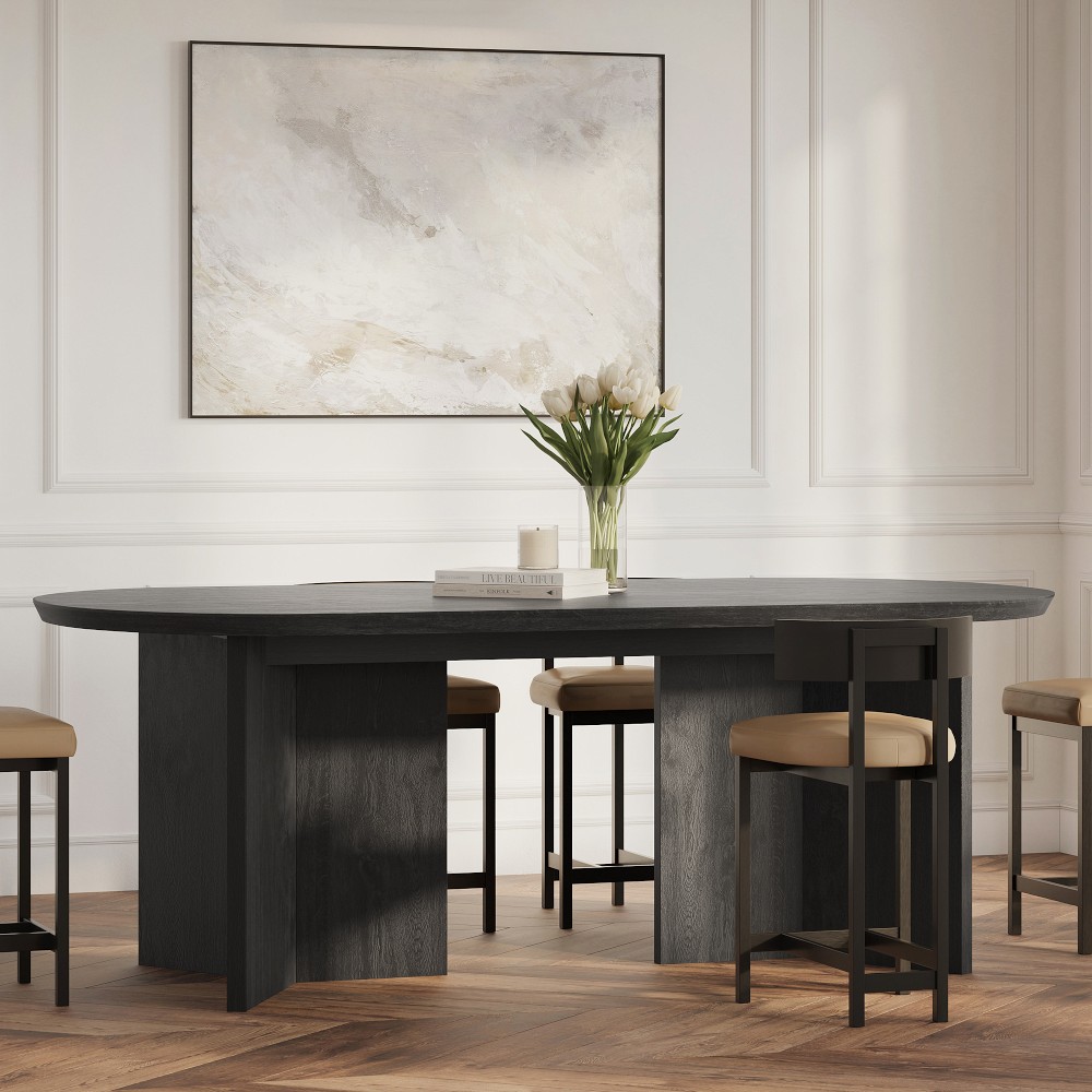 Dietrich Elliptical Counter Height Communal Table (96