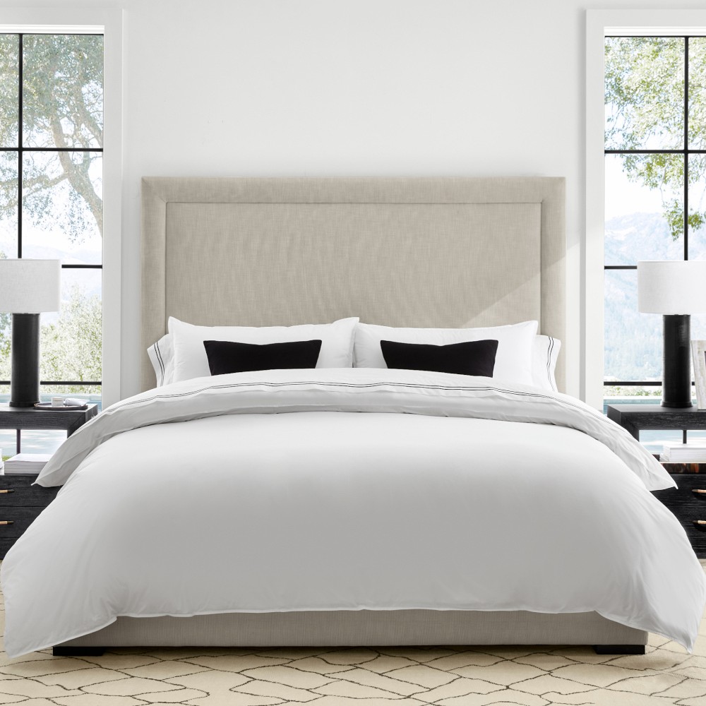 Irving Nontufted Upholstered Bed & Headboard