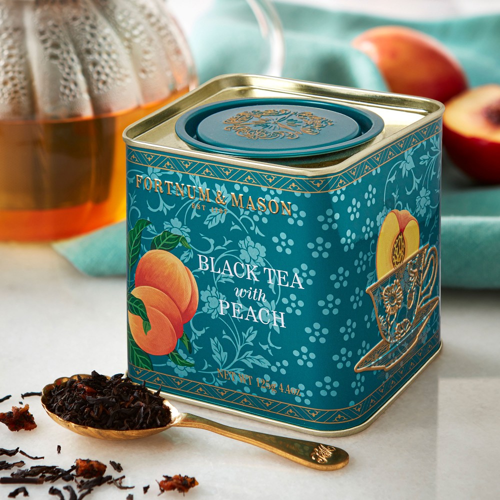 Fortnum & Mason Black Tea with Peach Loose Leaf Tin