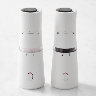 Williams Sonoma Gravity Salt & Pepper Mill Set, 7