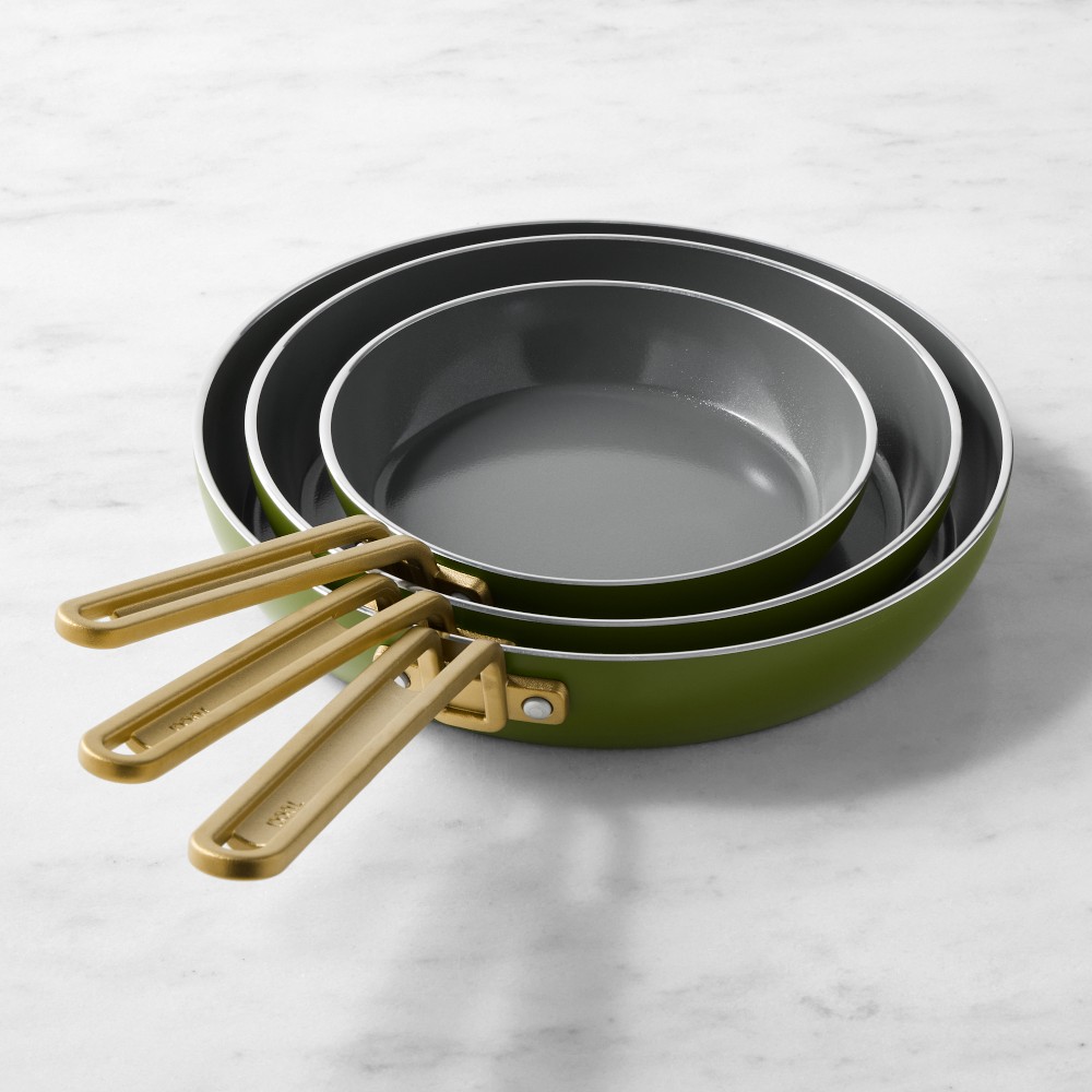 GreenPan™ Stanley Tucci™ Ceramic Nonstick 3-Piece Fry Pan Set