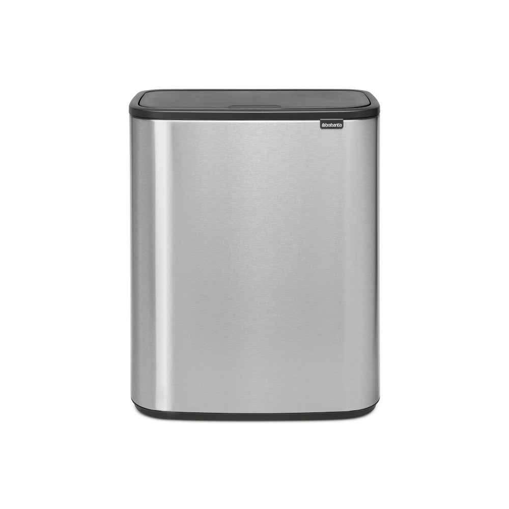 OPEN BOX: Brabantia Bo Step On Dual Compartment Recycling Trash Can, 2 x 8 Gallon