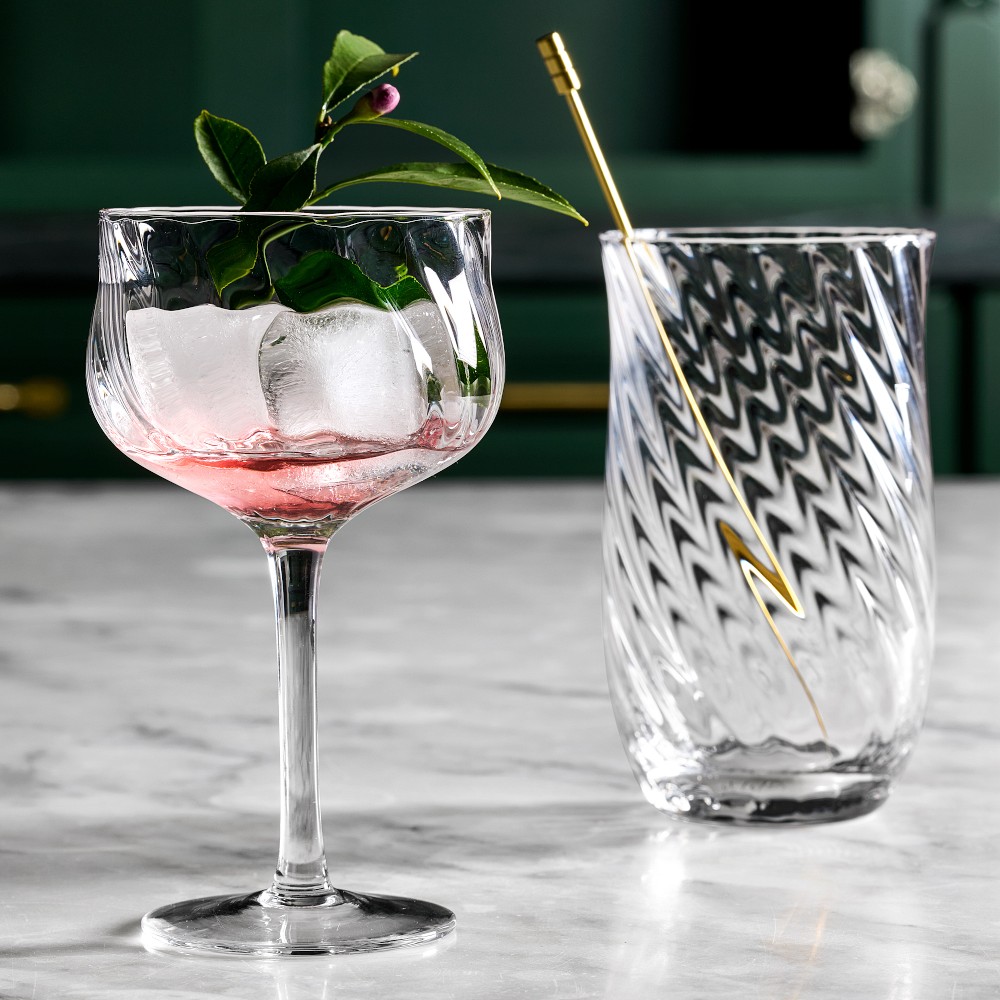 Wave Tall Tumbler Glass 20-oz
