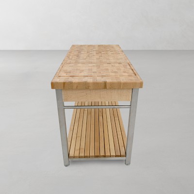 John Boos End-Grain Butcher Block Workbench (60