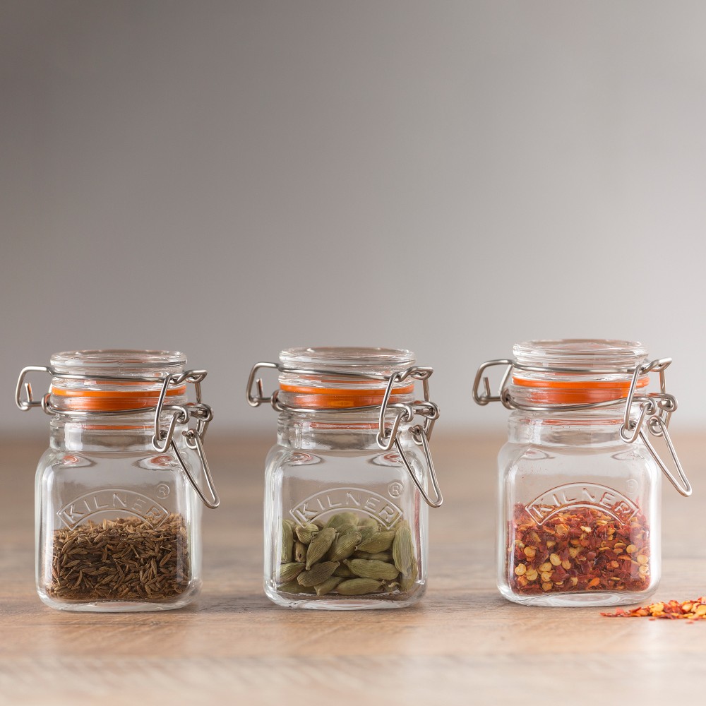 Kilner Spice Jar, 2.4oz, Set of 12