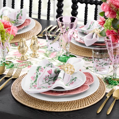 Painted Vine Table Runner