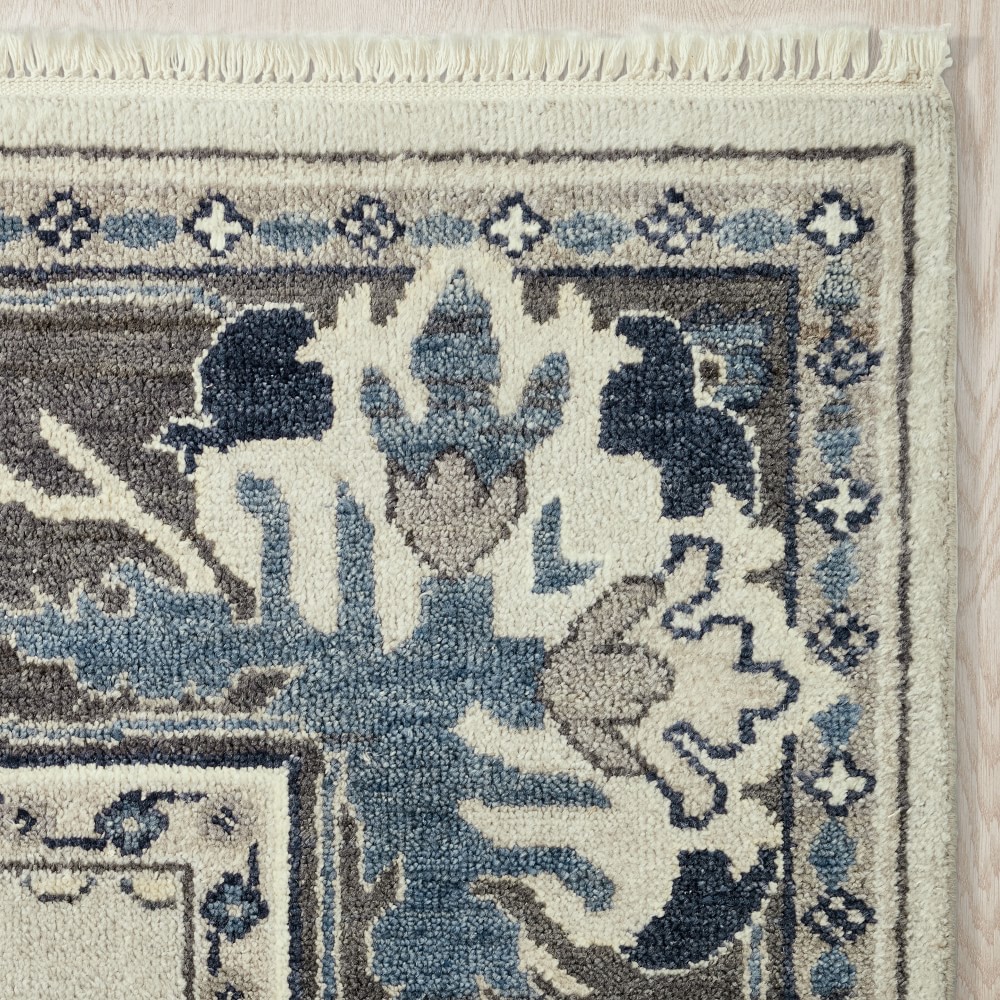 Fleur Hand Knotted Rug Swatches - Free Returns Within 30 Days